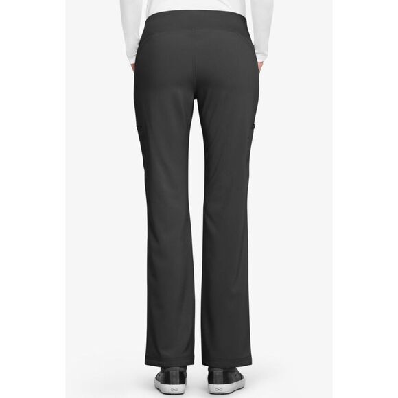 Cherokee iflex Women's 6-Pocket STRETCH Knit Waistband Cargo Scrub Pants Petite - Picture 4 of 4